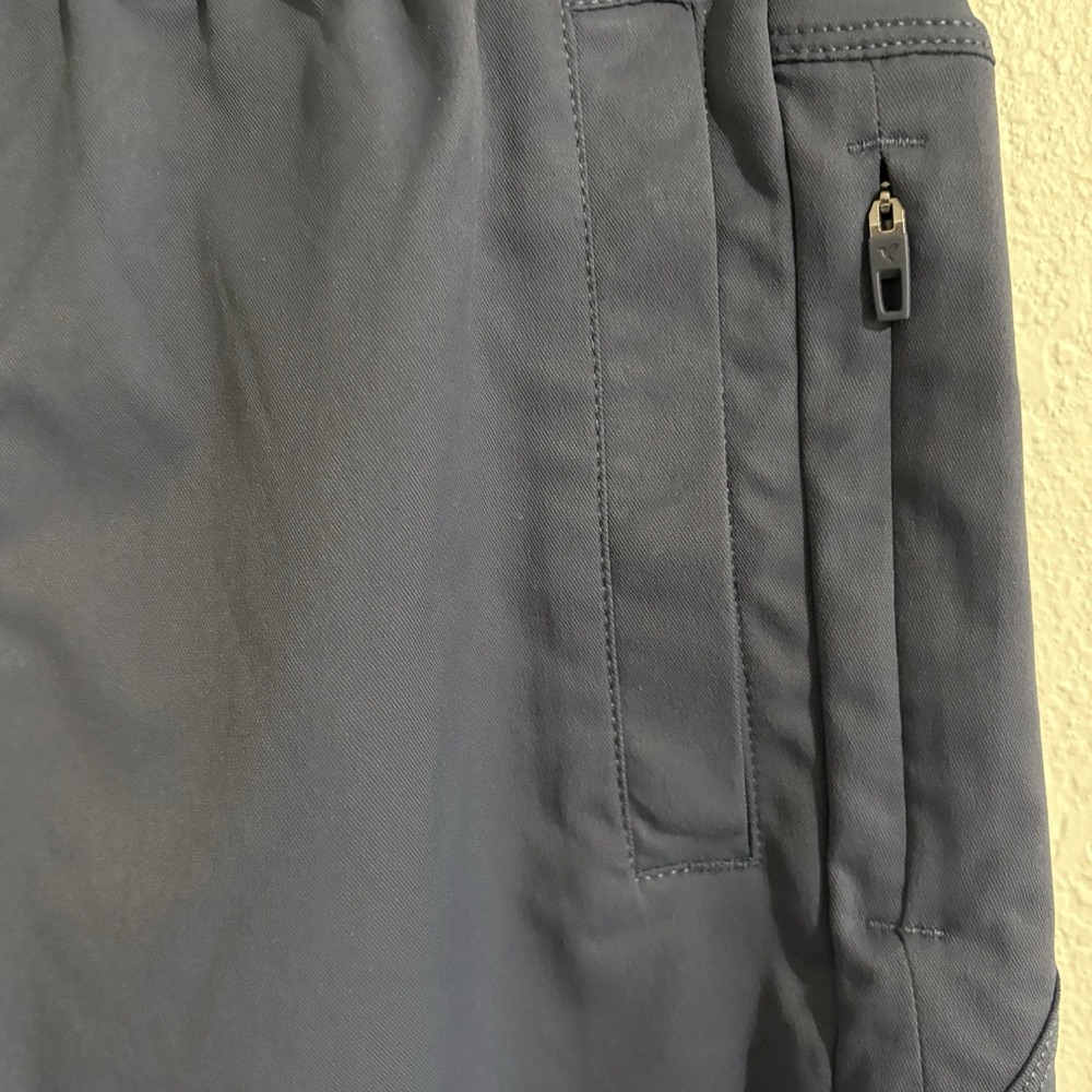 bird dogs Suburban Meyer Khaki Shorts Mens Small 6" Navy Stretch Performance NWT - Picture 5 of 12